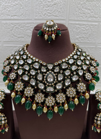 Jagruti Polki Kundan Necklace Set
