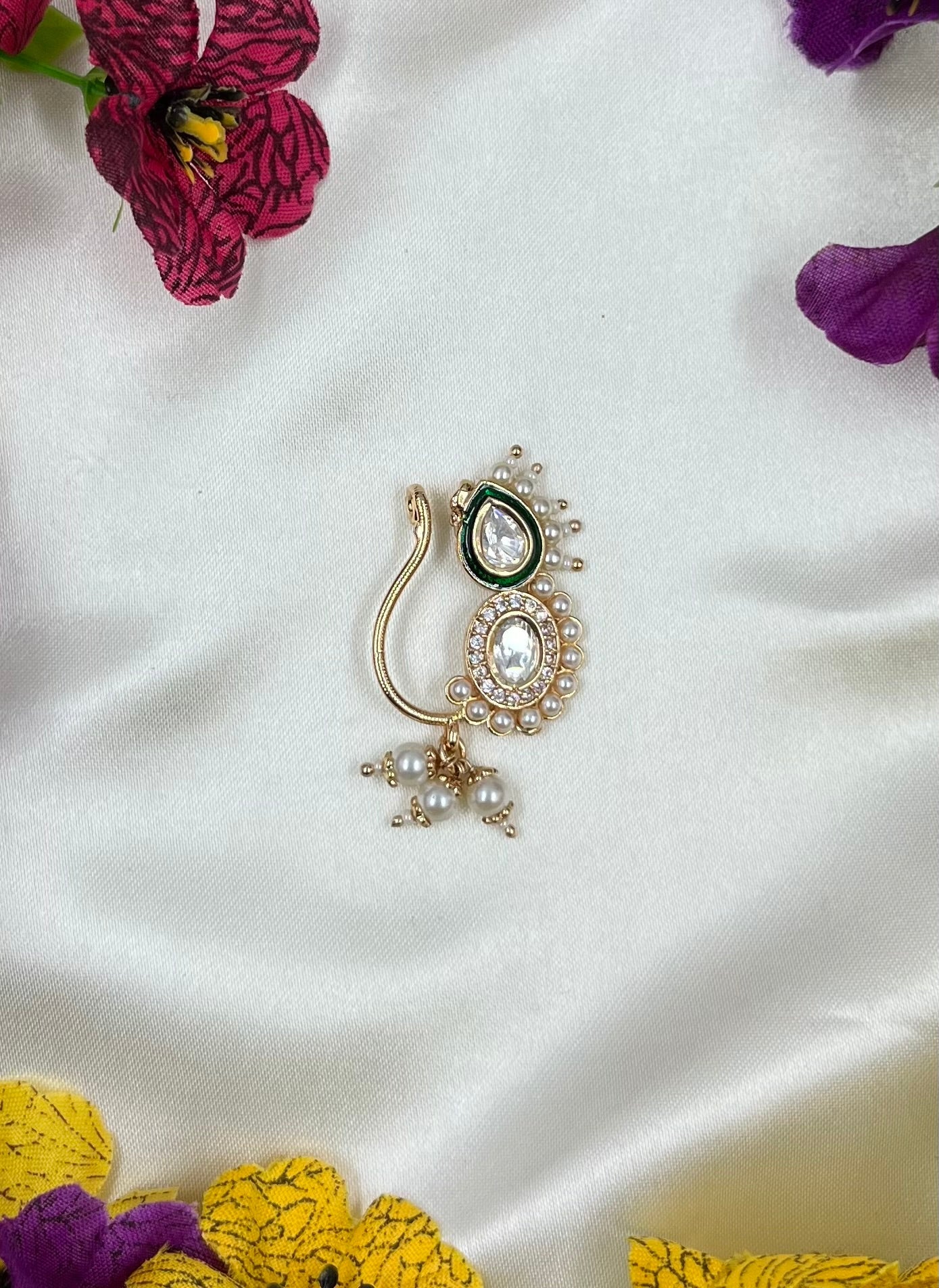 Usha Moissanite Nose Ring
