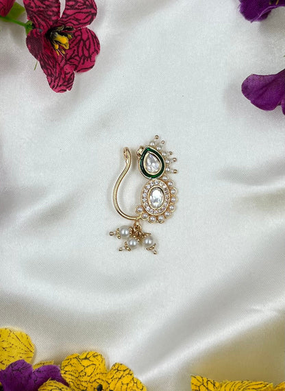 Usha Moissanite Nose Ring