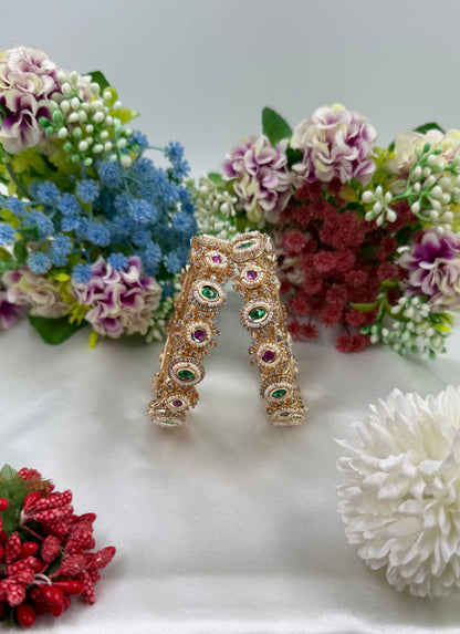 Arohi Moissanite Bangles (Openable)