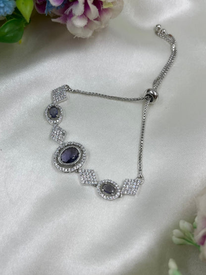 Lainey American Diamond Bracelet (Adjustable)