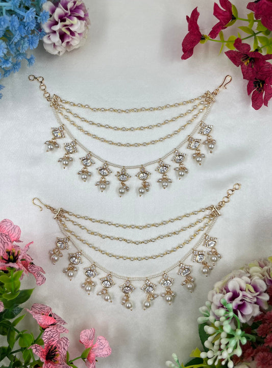 Megha Moissanite Earchain