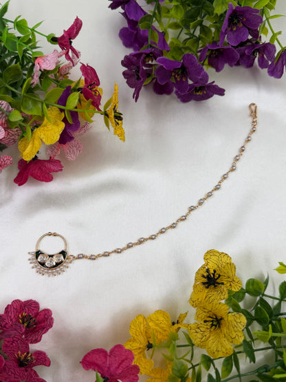 Prachi Moissanite Nose Ring