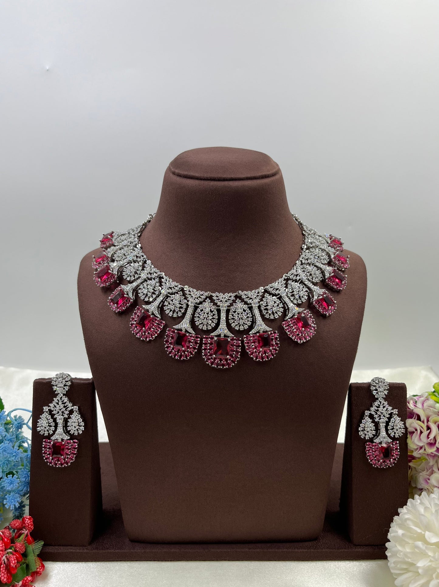 Yogita Premium American Diamond Necklace