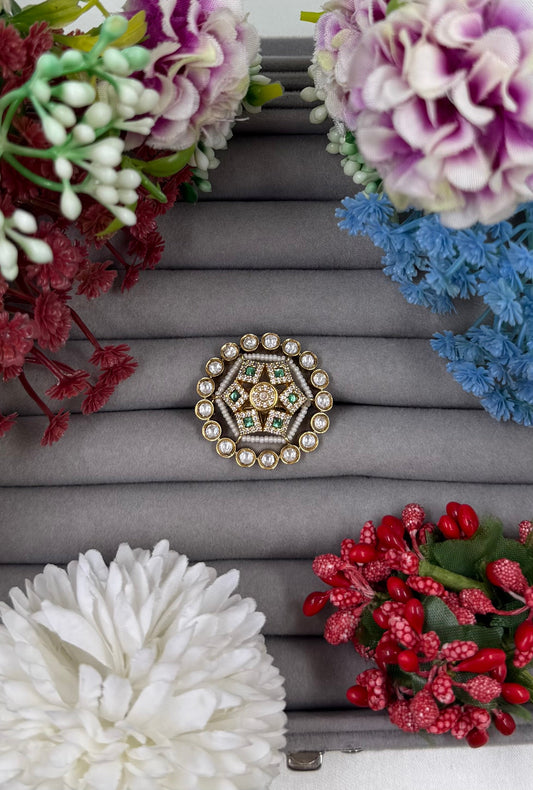 Saanika Heritage Ring (Adjustable)