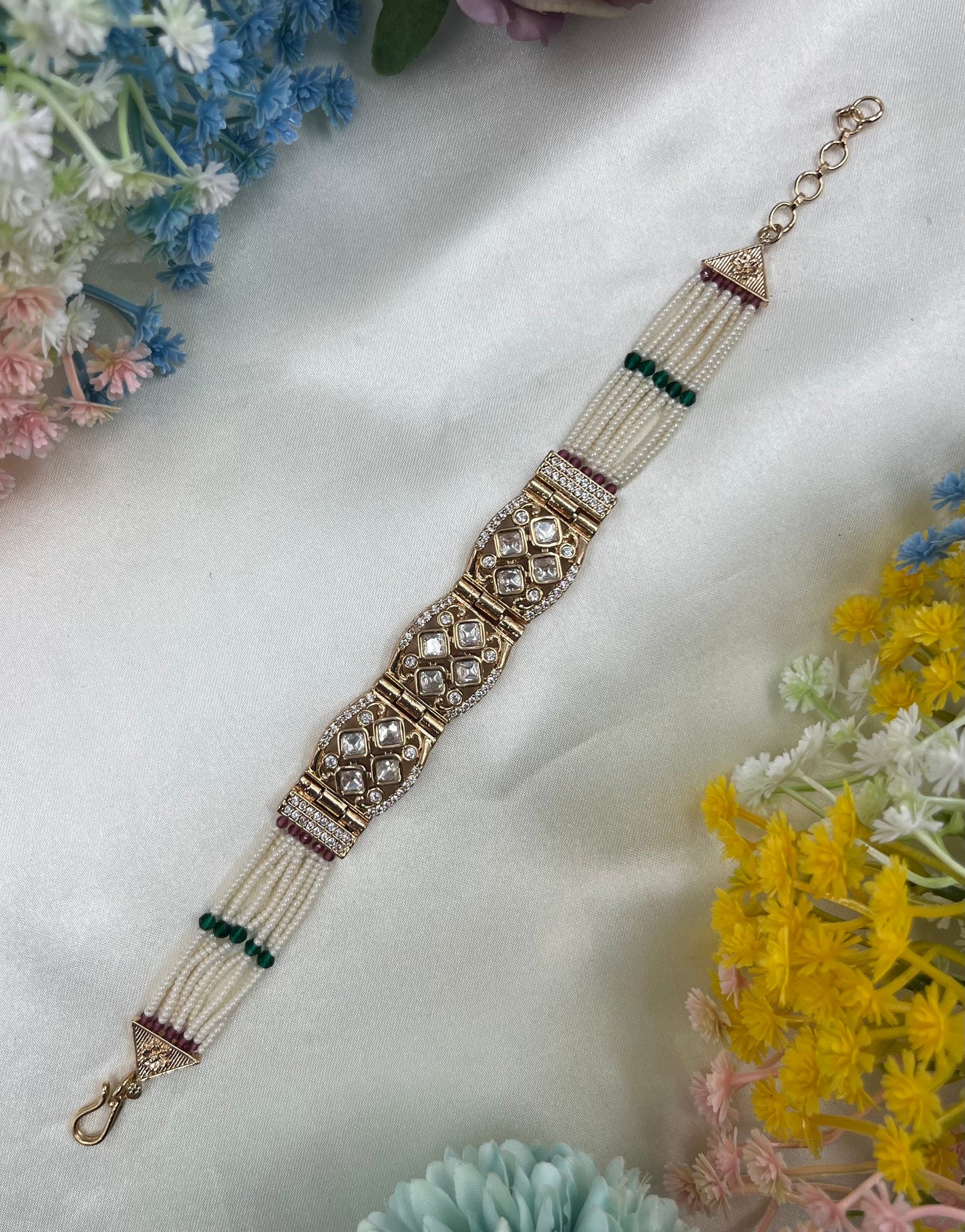 Pooja Moissanite Bracelet