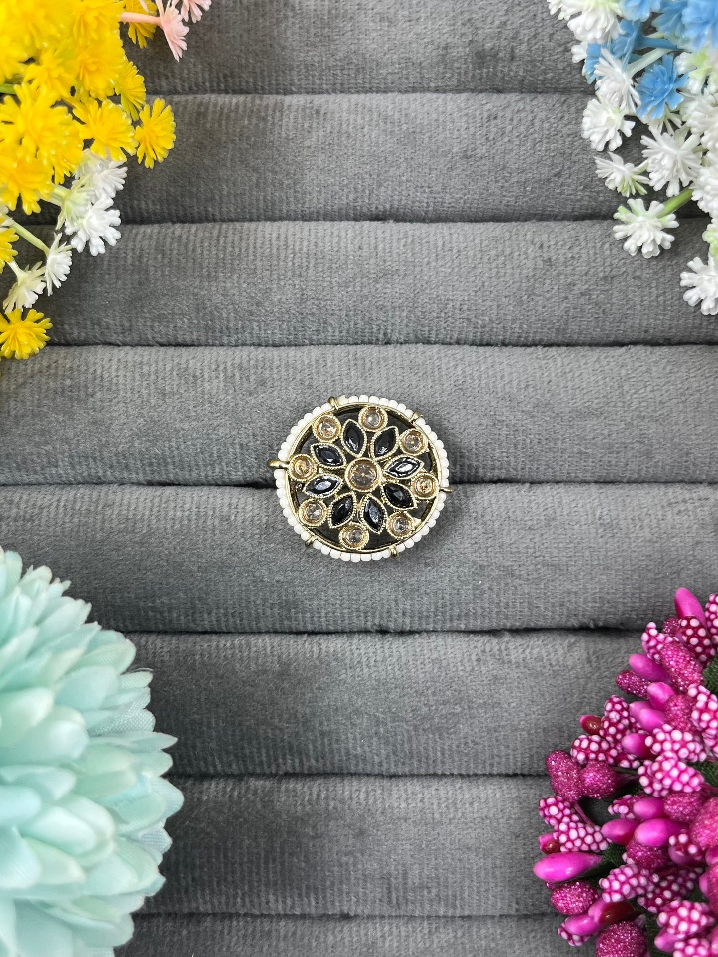 Anushka Victorian Ring (Adjustable)