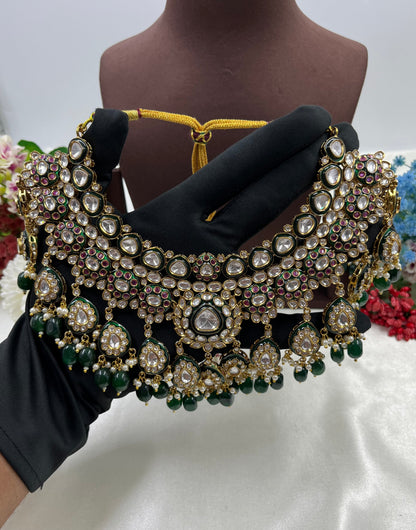 Bhumi Polki Kundan Necklace Set