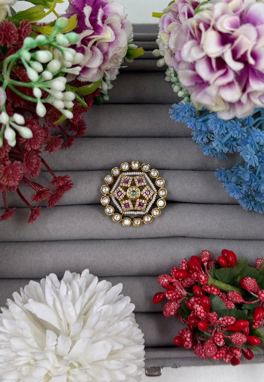 Saanika Heritage Ring (Adjustable)