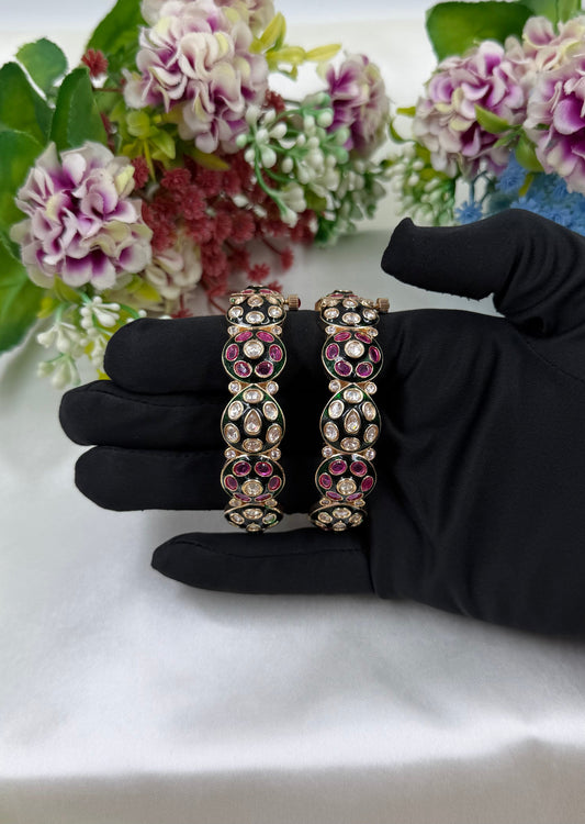 Pranita Moissanite Bangles (Openable)