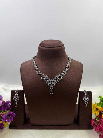 Jasmine American Diamond Necklace