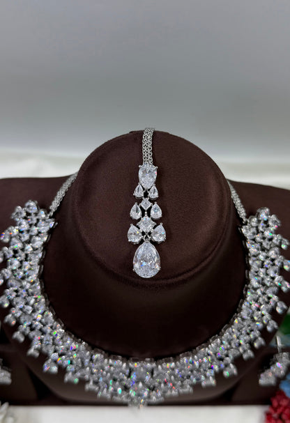 Saniya American Diamond Necklace Set