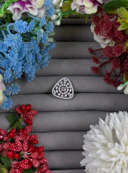 Norah American Diamond Ring (Adjustable)