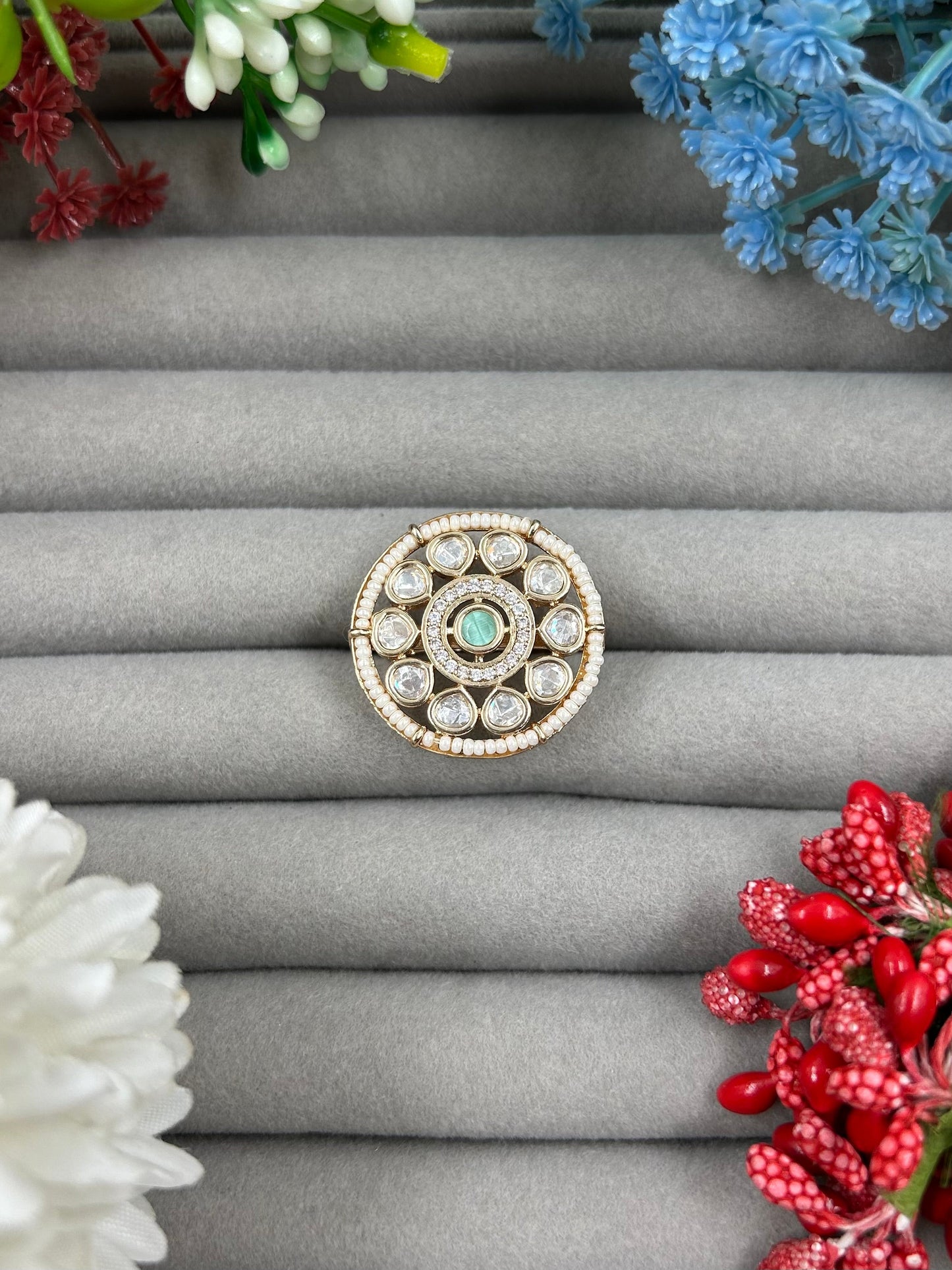 Rosie Moissanite Ring (Adjustable)