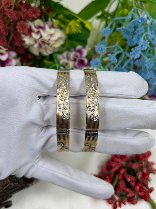 Vidya Premium Two-tone Bangles