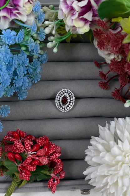 Eloise American Diamond Ring (Adjustable)
