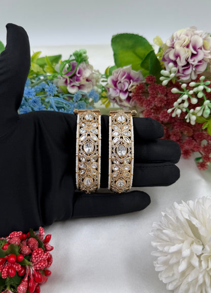 Indu Moissanite Bangles (Openable)