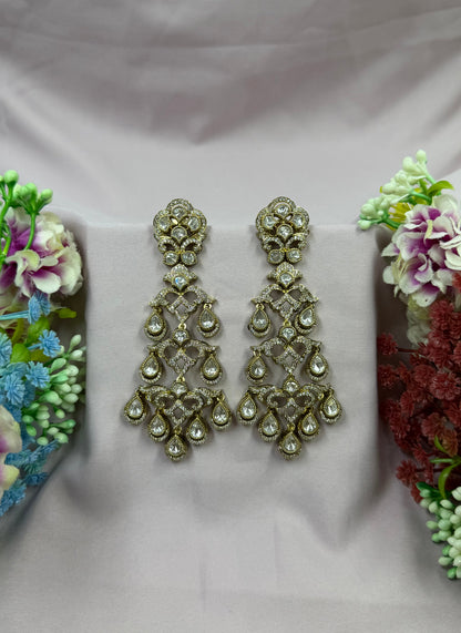 Sophia Victorian Moissanite Earring