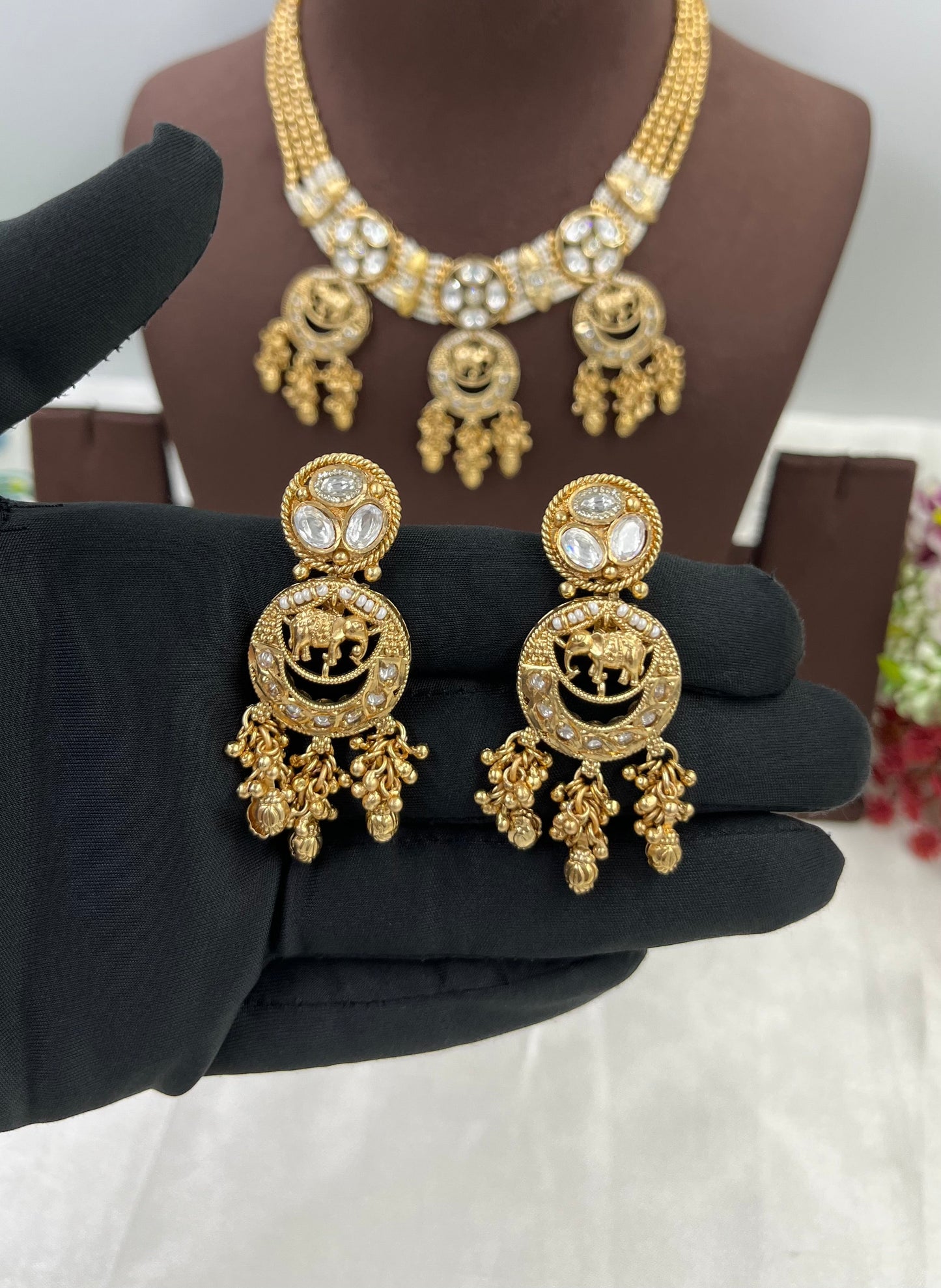 Anaya  Heritage Premium Moti Necklace
