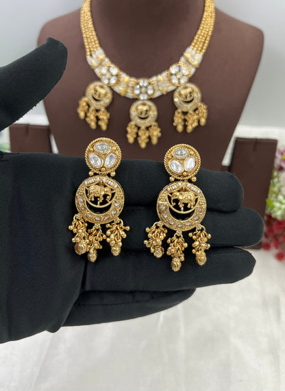 Anaya  Heritage Premium Moti Necklace