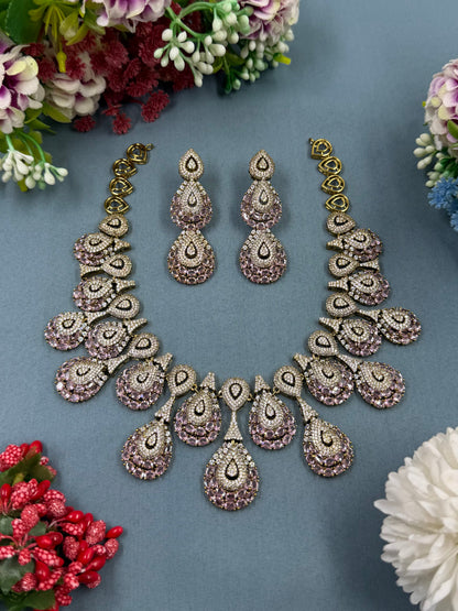 Vinita Victorian American Diamond Necklace