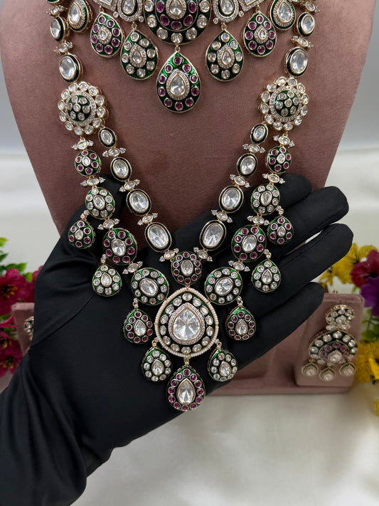 Raziya Moissanite Premium Combo Set
