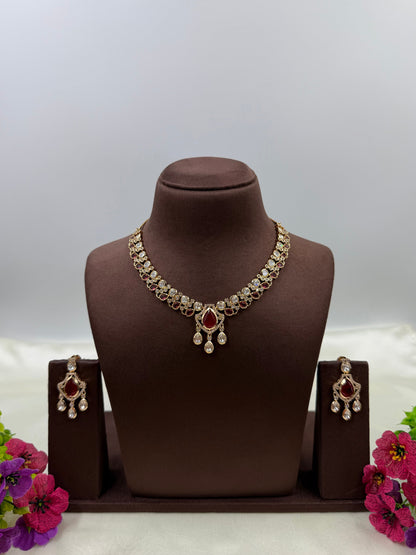 Mamta Moissanite Delicate Necklace