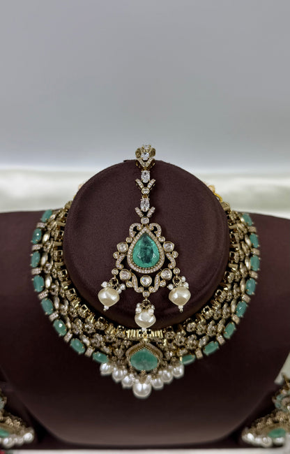 Tarini Victorian Premium Choker Necklace Set