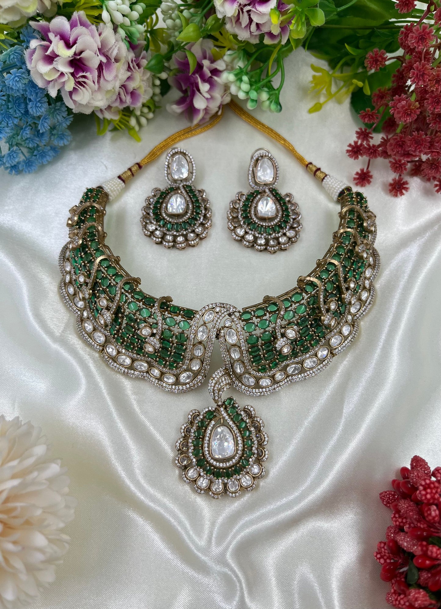 Aisha Premium Kundan Necklace