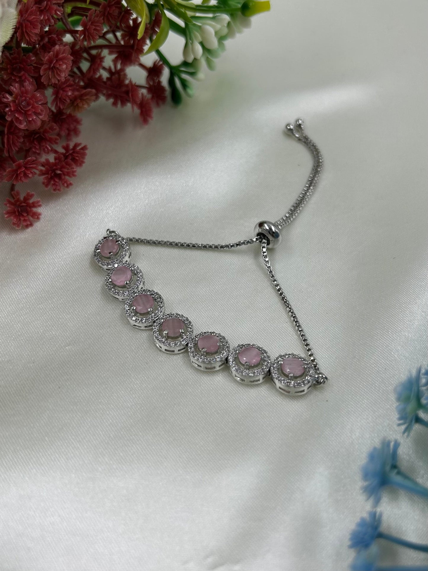 Rohini American Diamond Bracelet (Adjustable)