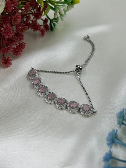 Rohini American Diamond Bracelet (Adjustable)