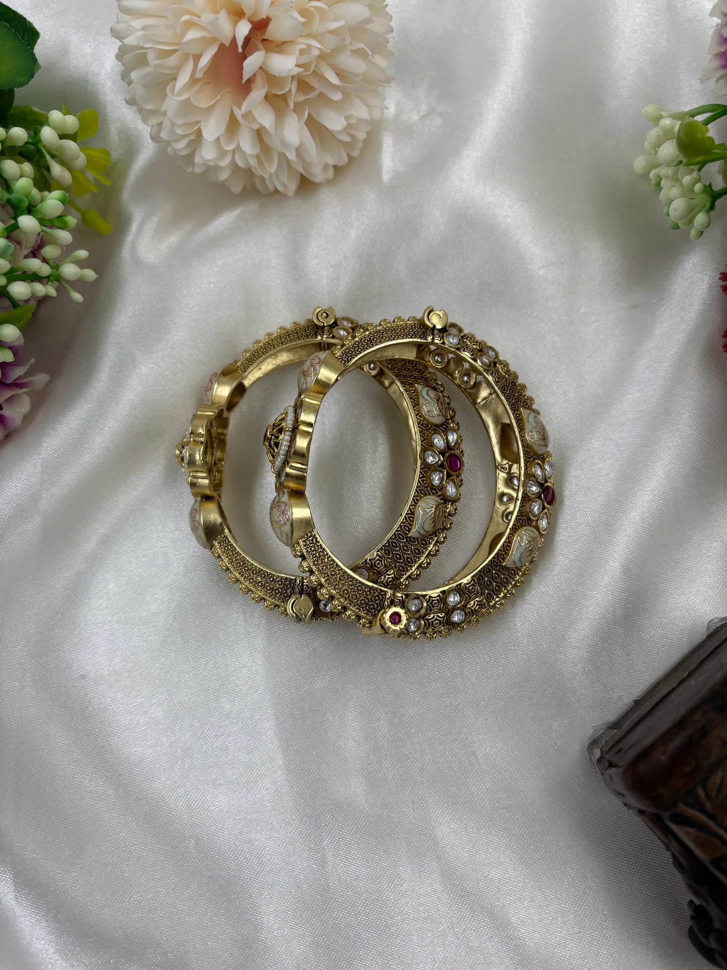 Leena Heritage Bangles (Openable)