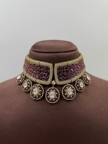 Hetal Victorian Choker Necklace Set
