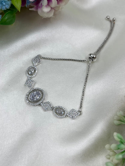 Lainey American Diamond Bracelet (Adjustable)