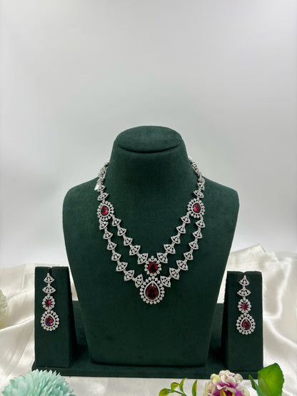 Sona double layer Necklace set