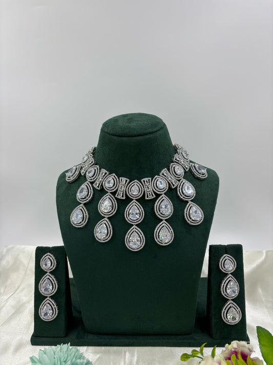 Nayantara American Diamond Necklace Set