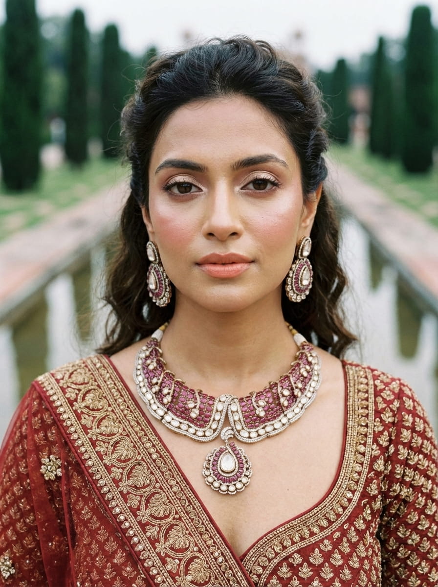 Aisha Premium Kundan Necklace